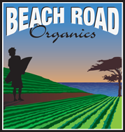 Beach Road Organics logo.